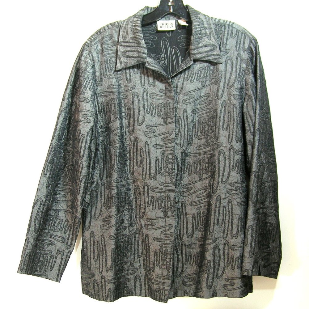 Chico's Design Jacket Size 1, Woman's Size Medium